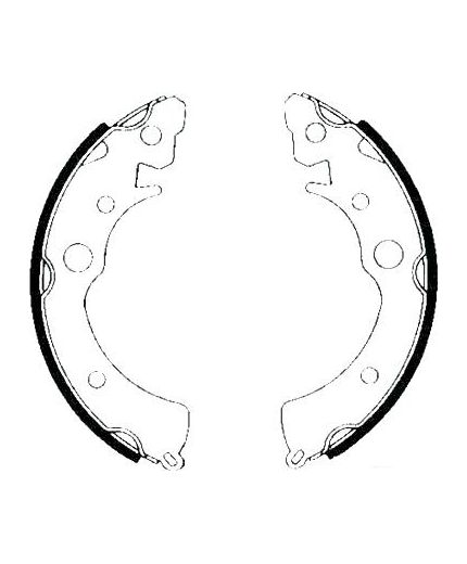 AP Колодки барабанные задние