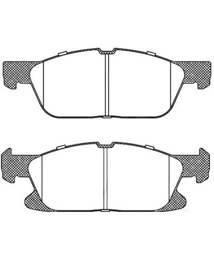 AP Колодки дисковые передние
