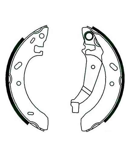 AP Колодки барабанные