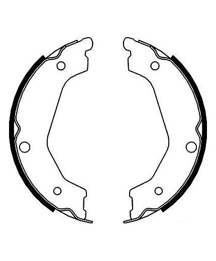 AP Колодки барабанные