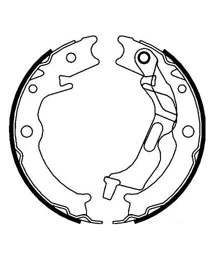 AP Колодки барабанные