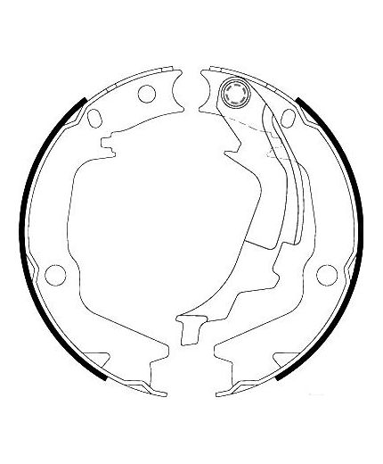 AP Колодки барабанные