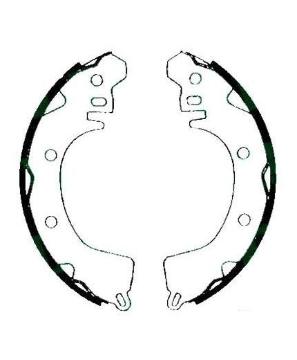 AP Колодки барабанные задние