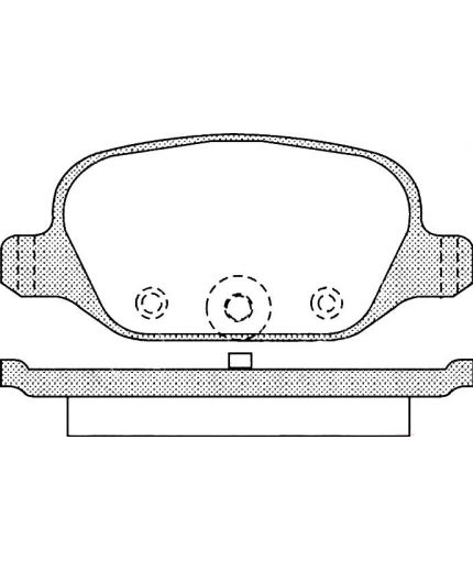 AP Колодки дисковые задние