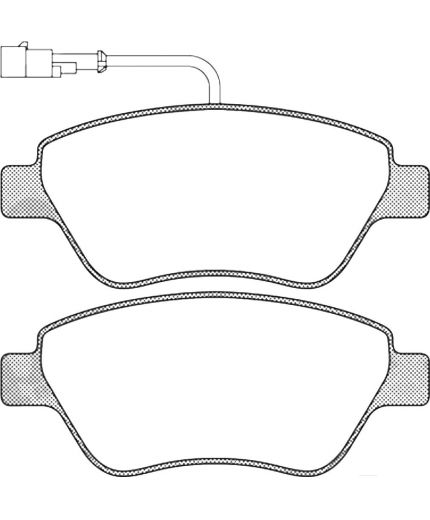 AP Колодки дисковые передние