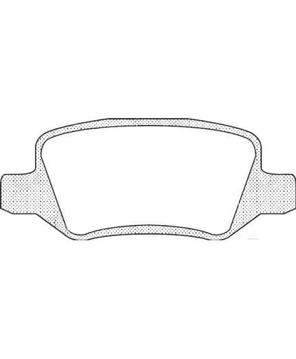 AP Колодки дисковые задние