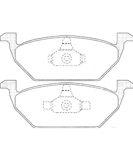 AP Колодки дисковые передние