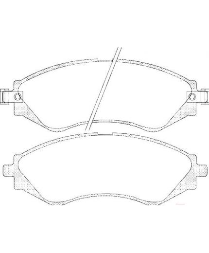 AP Колодки дисковые передние