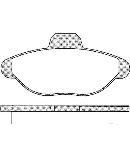 AP Колодки дисковые передние