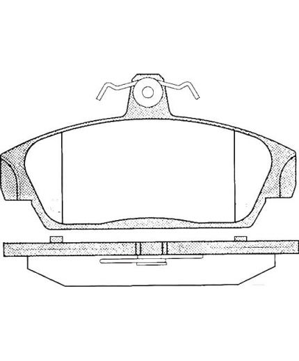 AP Колодки дисковые передние