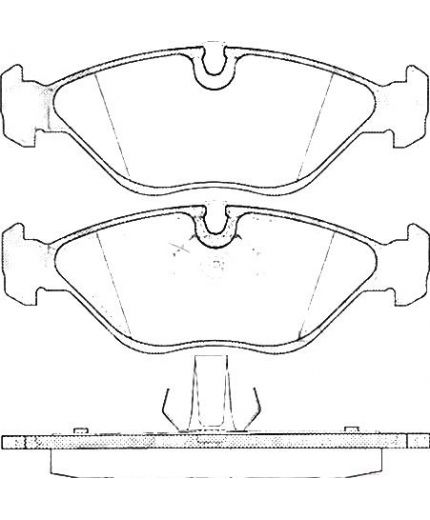 AP Колодки дисковые передние
