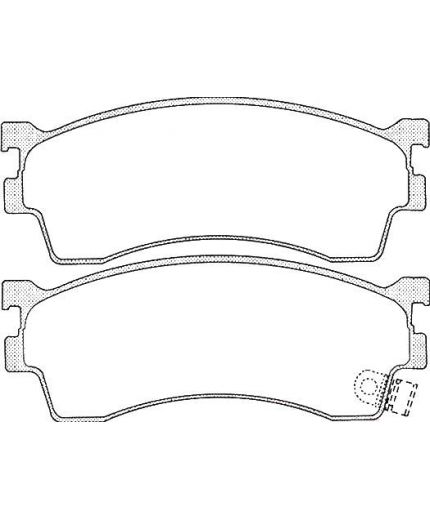 AP Колодки дисковые передние