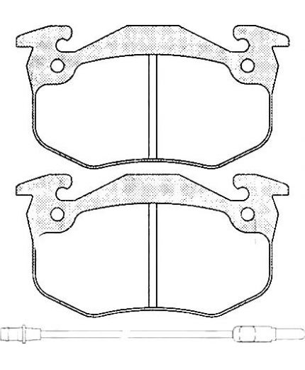 AP Колодки дисковые передние