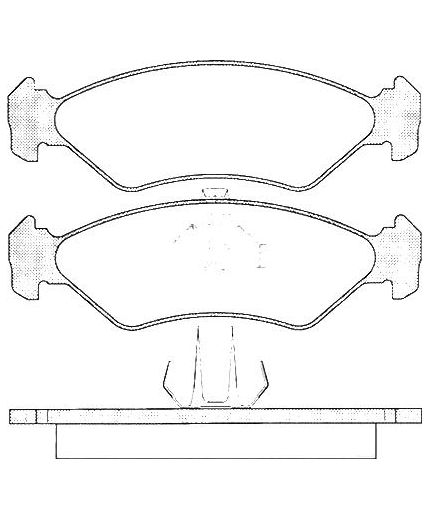 AP Колодки дисковые передние