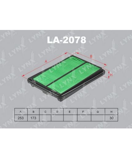 Lynxauto Фильтр воздушный