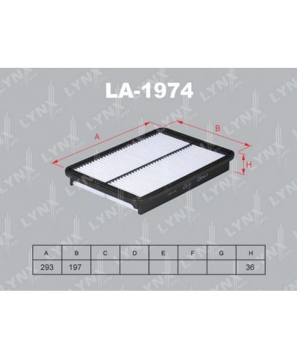 Lynxauto Фильтр воздушный