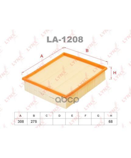 Lynxauto Фильтр воздушный Фото 2