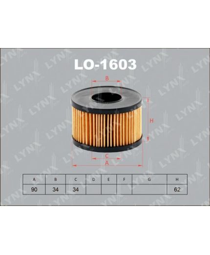 Lynxauto Фильтр масляный