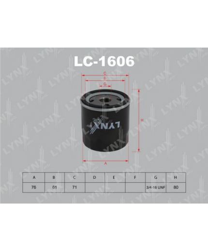 Lynxauto Фильтр масляный