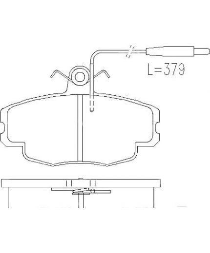 Patron Колодки дисковые передние