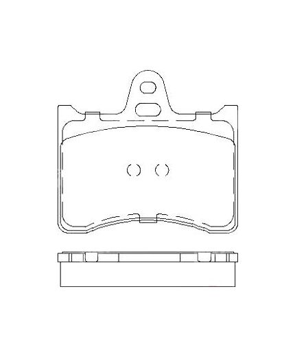 Patron Колодки дисковые задние