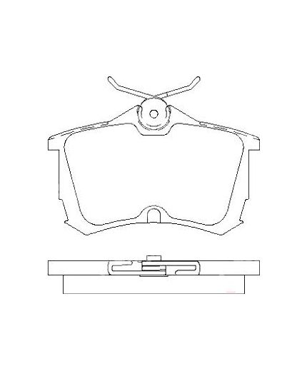 Patron Колодки дисковые задние