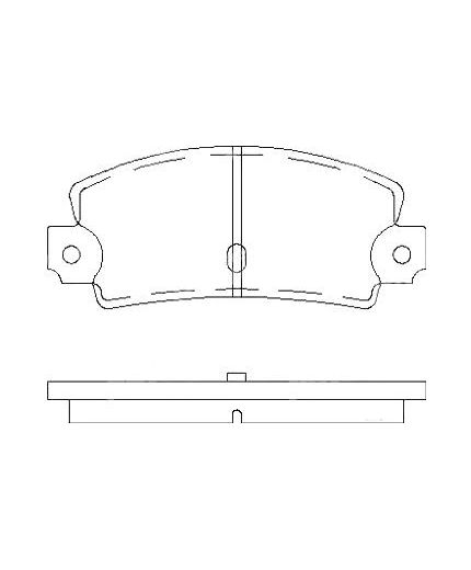 Patron Колодки дисковые задние
