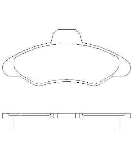 Patron Колодки дисковые передние