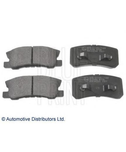 BLUE PRINT Колодки дисковые задние