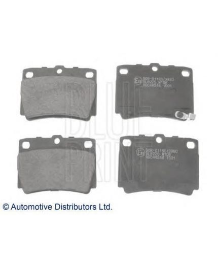 BLUE PRINT Колодки дисковые задние