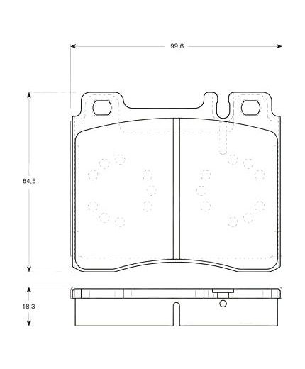 TRW Колодки дисковые