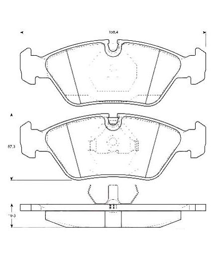 TRW Колодки дисковые