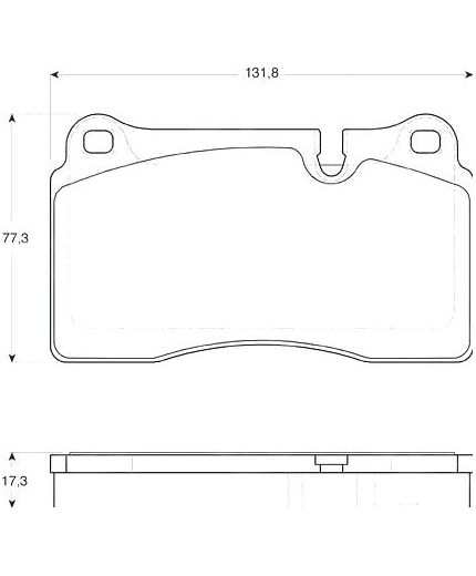 TRW Колодки дисковые передние