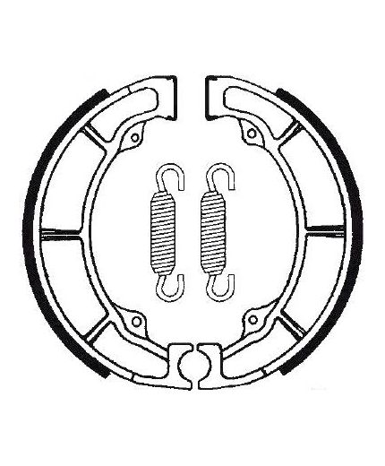 TRW Колодки барабанные задние