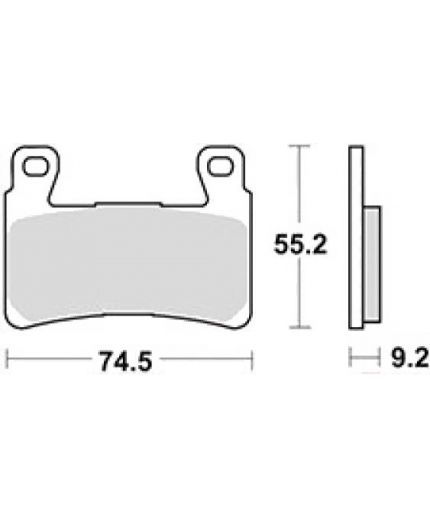 TRW Колодки дисковые