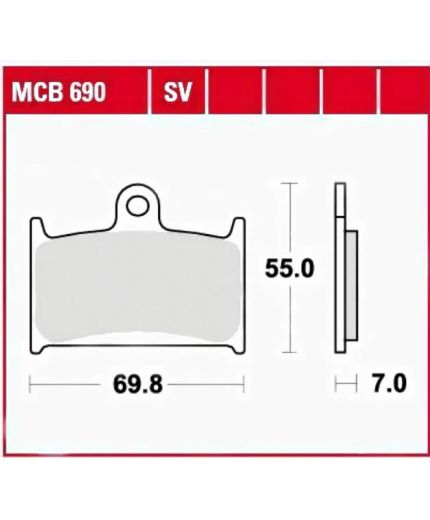 TRW Колодки дисковые передние