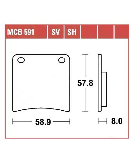 TRW Колодки дисковые