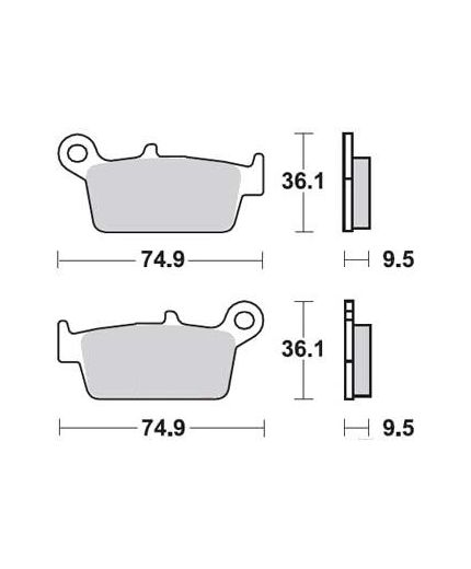 TRW Колодки дисковые