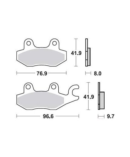 TRW Колодки дисковые задние