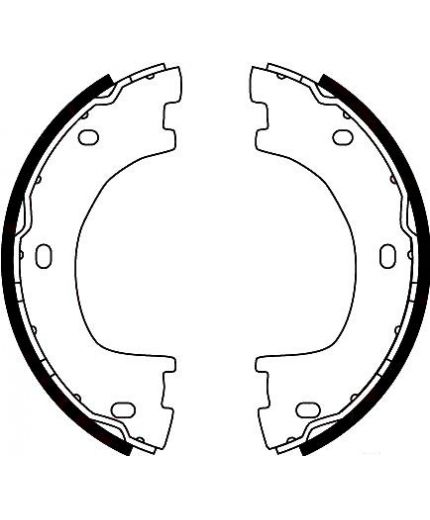 TRW Колодки барабанные задние