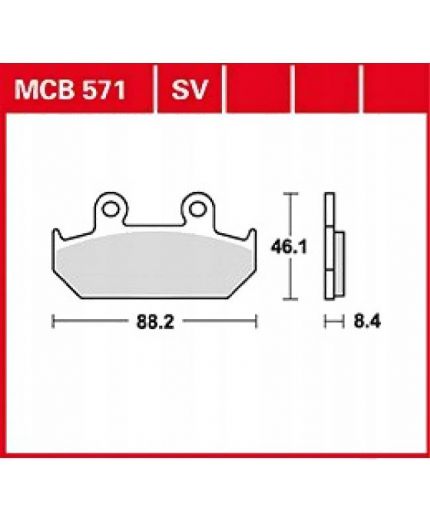 TRW Колодки дисковые передние