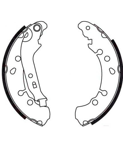 TRW Колодки барабанные задние