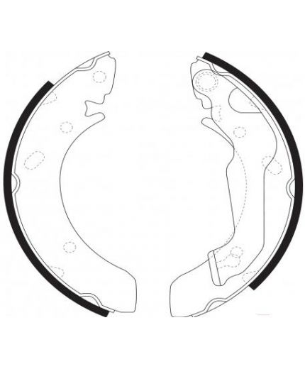 TRW Колодки барабанные задние