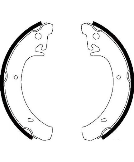 TRW Колодки барабанные задние