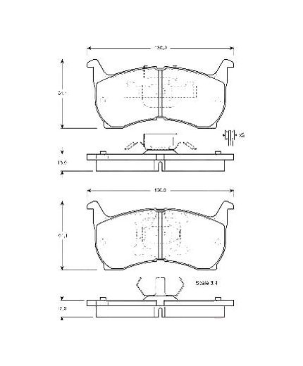 TRW Колодки дисковые