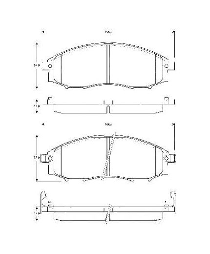 TRW Колодки дисковые