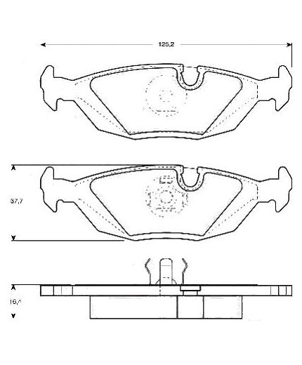 TRW Колодки дисковые