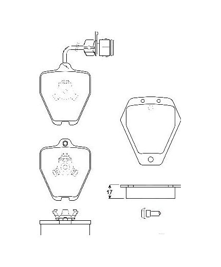 TRW Колодки дисковые