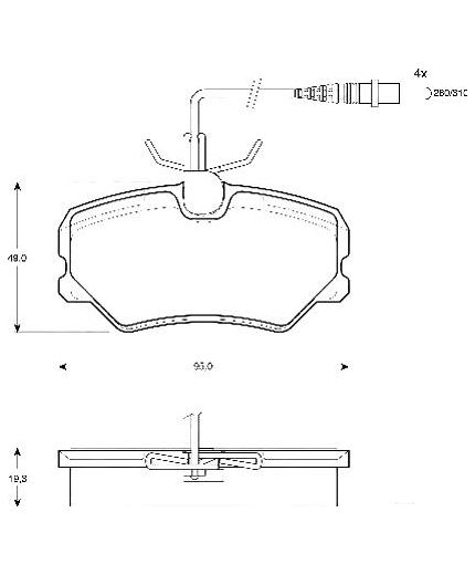 TRW Колодки дисковые