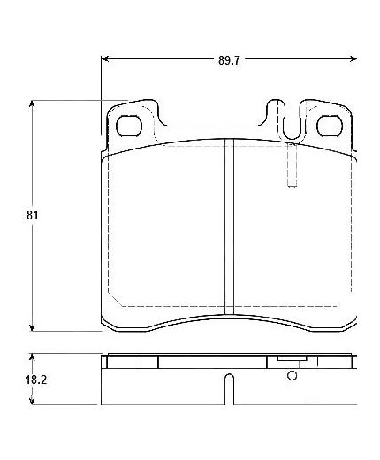TRW Колодки дисковые